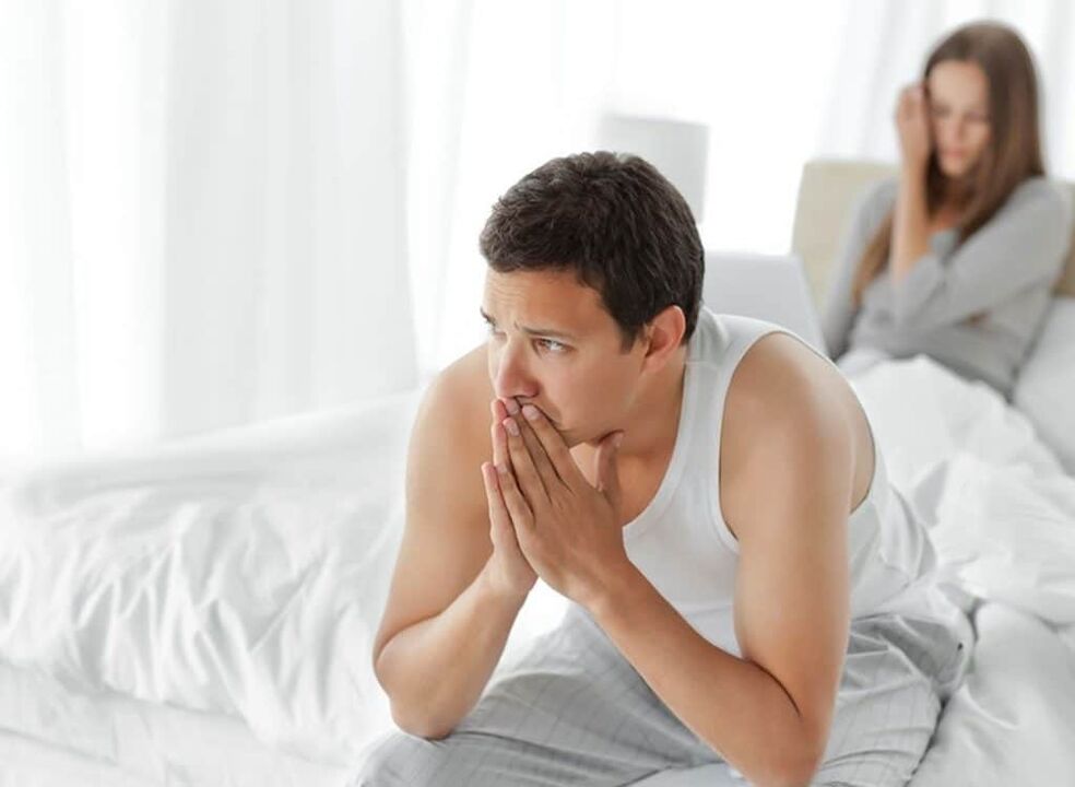 vīrietis ar vāju potenci prostatīta dēļ
